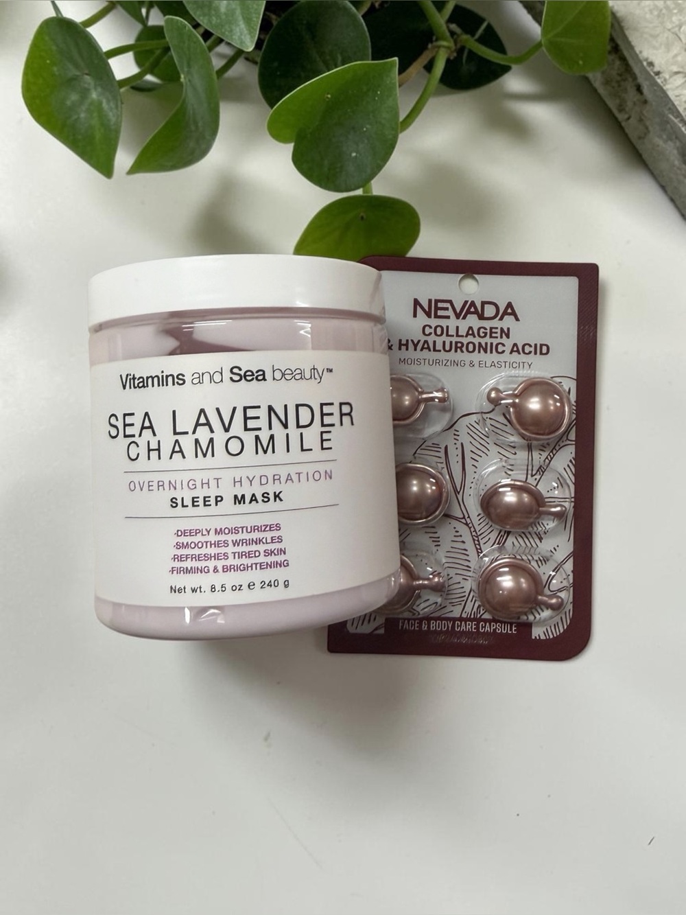 Vitamins and Sea Beauty Sea Lavender and Chamomile Sleep Mask anti-aging pc